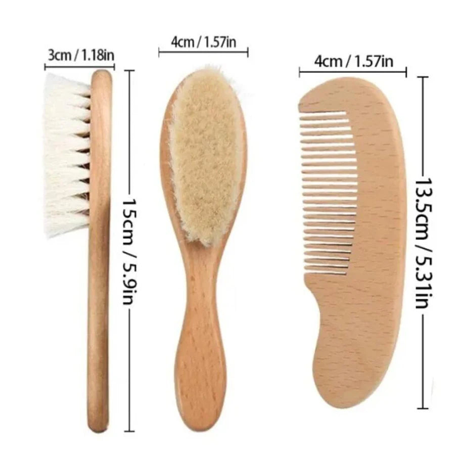 Brosse et Peigne Nouveau-né – Massage et Soin Doux
