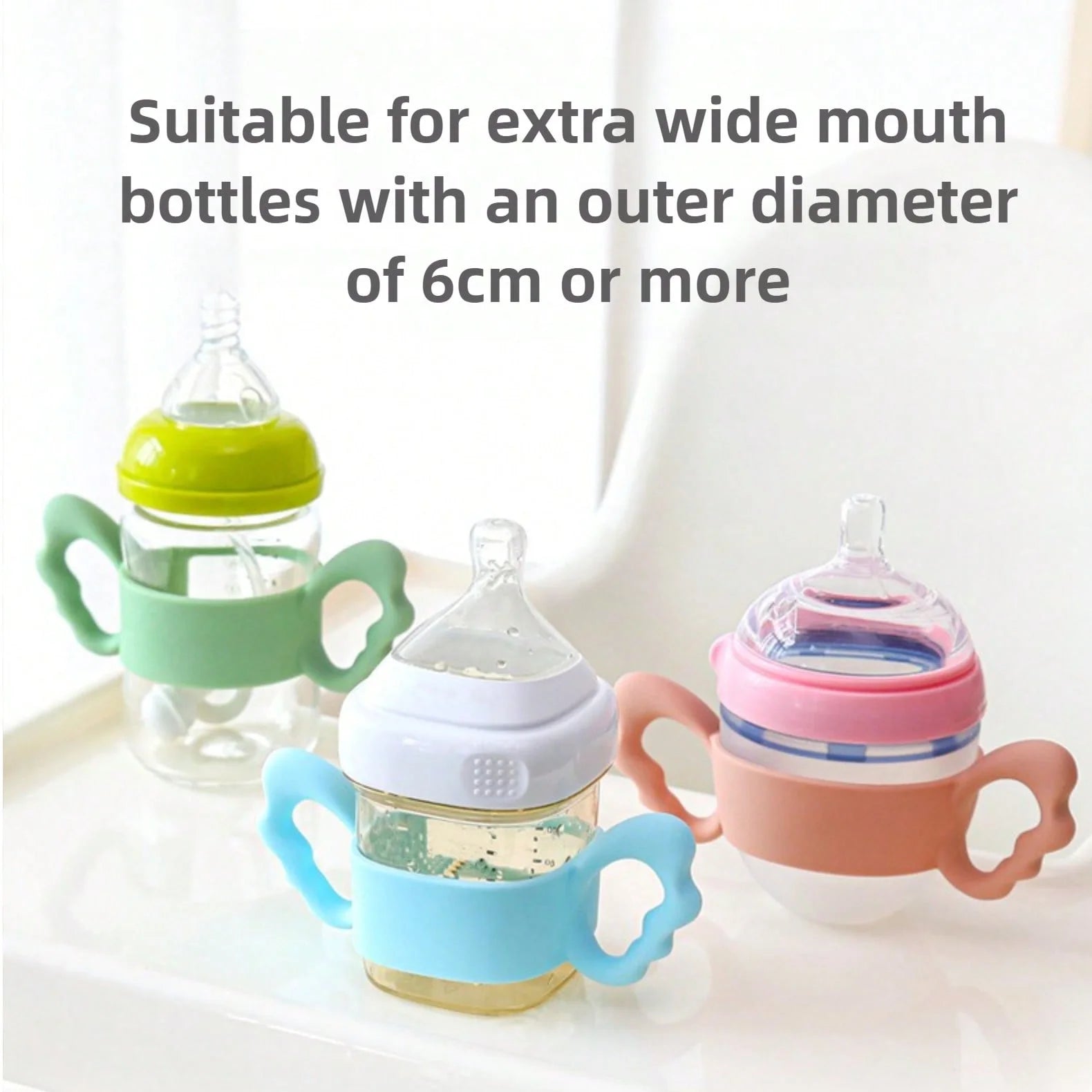 Poignée biberon silicone